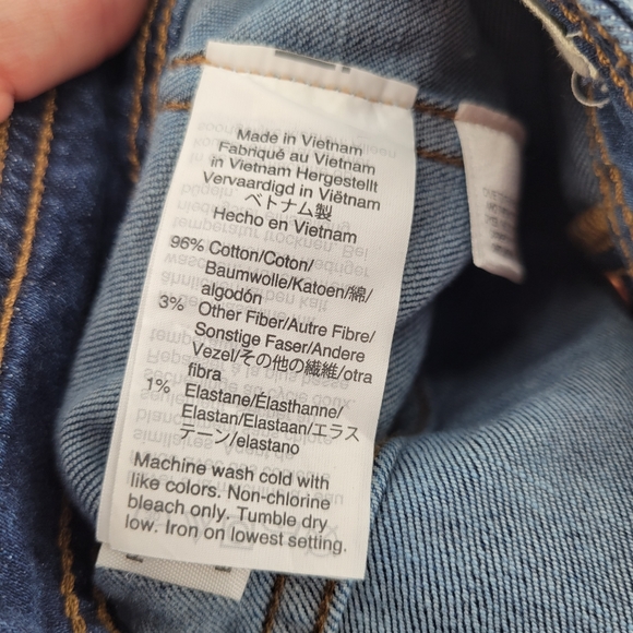 Madewell Stretch Denim A-Line Mini Skirt in Salisbury Wash 2 - Picture 5 of 9